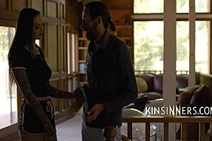 Old Guy Fucks Stepson's Slut Teen Girlfriend Hard!