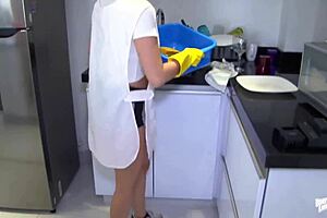 mamacitaz - karla rivera - blonde latina maid smashed hard at work