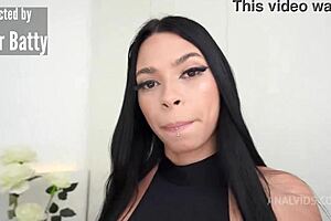 Super cute brazilian struggles with first dp anal