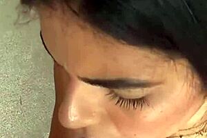 Real couple enjoys passionate fucking in the mountain outdoors.