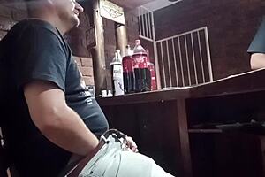 I give myself a handjob while at work