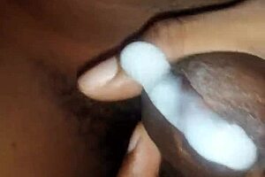 she asks, 'want to see my horny cock cum?'