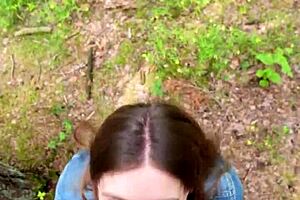 I Went For A Walk After Fucking At Home And Decided To Suck Him Off Again And Swallow Cum Outdoors