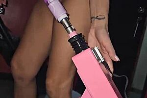 The milf teacher blonde gives a quiet sex lesson with toys