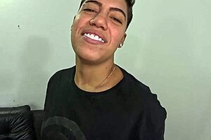 Hairless Brazilian Babe At Mansion Party Gets Wet