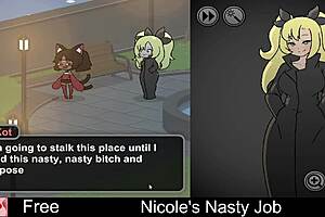 nicole's nasty interactive erotic game job