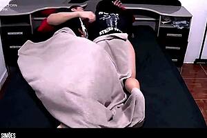 morena linda sits and grinds her ass so submissively.