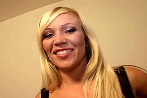 milf with huge tits teasing blowjob