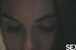 Cute asian babe in lingerie fingering her girlfriend 😍