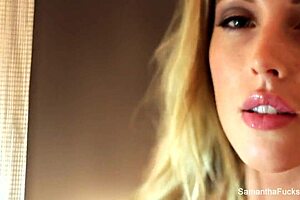 Samantha Saint's Finger Pleasure Solo