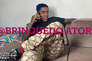 Bi friend brought his friend for orgy and sucked cock.