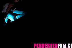 Young Blonde Stepsister Gets Fingered and Fucked in Her Bedroom by Brother POV