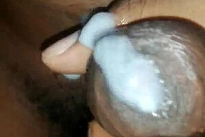 she asks, 'want to see my horny cock cum?'