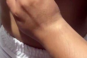 18 year old stepsister with perfect tits playing with my cock