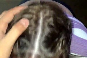 Blonde slut deepthroats cock 😘