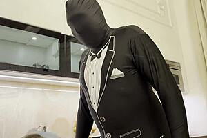 The world's first humanistic AI butler serves and makes you cum!