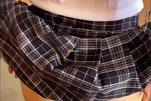 boyfriend fucks schoolgirl cristiana in uniform