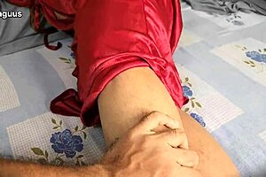 Giving body massage to step sister-in-law accidentally touched her pussy then this happened