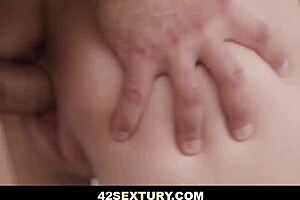 blonde tease rebecca volpetti goes wild with anal dildo and cock