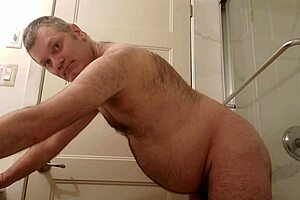Nude Martin Lavallée Sodomizes Himself With Dildo In Bathroom