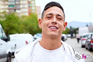 seducing lily morena for rough blowjob on street