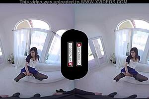 Bioshock XXX cosplay gamer girl gets raw uncensored blowjob and rough hardcore fucking in VR!
