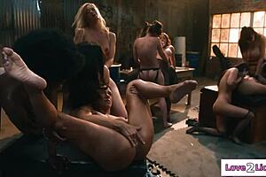 Emotional Lesbian Face Sitting and Cunilingus Battle