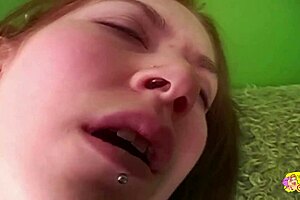 A solo masturbation scene turns into sensual lesbian sex for these two brunettes