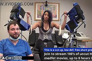 human guinea pig receives mandatory hitachi orgasms from doctor in tampa hospital