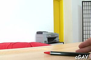 Unfathomable ass fucking session for sophisticated gay stud in contest