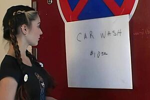 Yvonne says, 'feel me slip his cock deep into my tight teen pussy.'