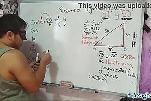 Student And Teacher Explore 53 Degree Triangle In Bedroom