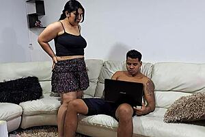 Horny Bitch Sucks Indian Cock In Deepthroat Blowjob