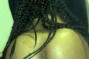 The ebony stripper enjoys anal and cum from Dirtymoufpiece in this hardcore interracial scene