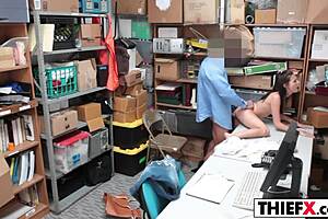 Either The Cops Or His Cock In Office 😏