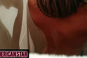 Blonde Couple Takes Bath, Gets Big Cock in Narrow Ass and Pussy