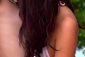 Beach Day Turns Into Intense Anal Foursome For Brunettes