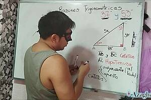 Student And Teacher Explore 53 Degree Triangle In Bedroom