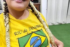 Latina BBW Shows Her Big Hairy Pussy Solo