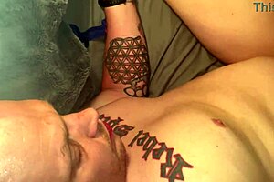 I'm a slut with tight shaved pussy getting submissive homemade play