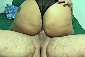 Qos Sucks and Rides Her Lover While Her Cuckold Husband Watches and Films. She Moans, Swallows His Cum and Begs for More Like a Filthy Hotwife Slut.