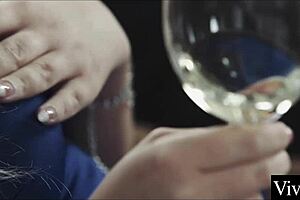 Lesbian Lovers Dressed in Sexy Lingerie Lick Shaved Pussies