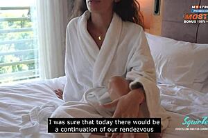 Tiny Hot Milf Gets Huge Creampie From Hotel Staff!