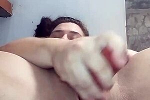 watch this bitch masturbate and squirt big? she says 'feel the rush!'