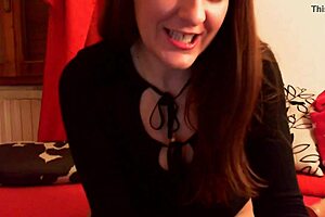 nicoletta places her feet on your face for tongue cleaning.