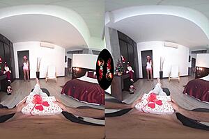 Tight teen 18+ has festive fun in reality!