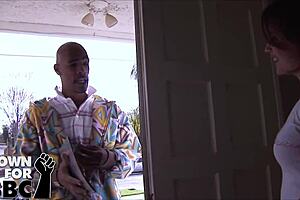 down for bbc - scarlett envy takes on massive black cock stretching her tight