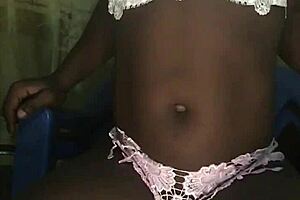 Nice Strip Teasing In Panties And Bra