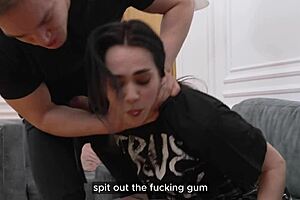 hardcore domination leaves this little bitch moaning and screaming