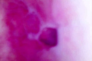 real pussy orgazm with cum inside, sperms in juice